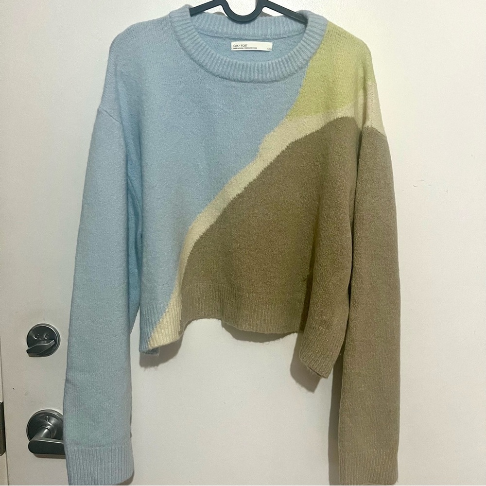 OAK + FORT Colourblock Sweater